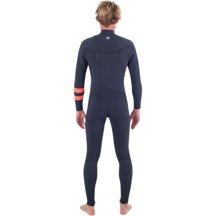 2024 Hurley Mens Plus 5/3mm Chest Zip Wetsuit MFS0012504 - Black / Graphite